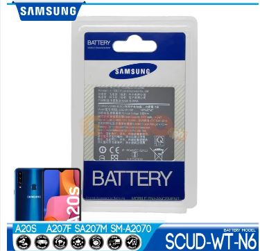 Samsung Galaxy A20s Battery Original Quality and Capacity Model SCUD-WT-N6 Fit for A 20s SM-A207F/DS SM-A207F. AMIMA Gizmo Built In Replacement Same Size as Authentic Smart Phone Batteries, Support Fast Charger Long Lasting. 