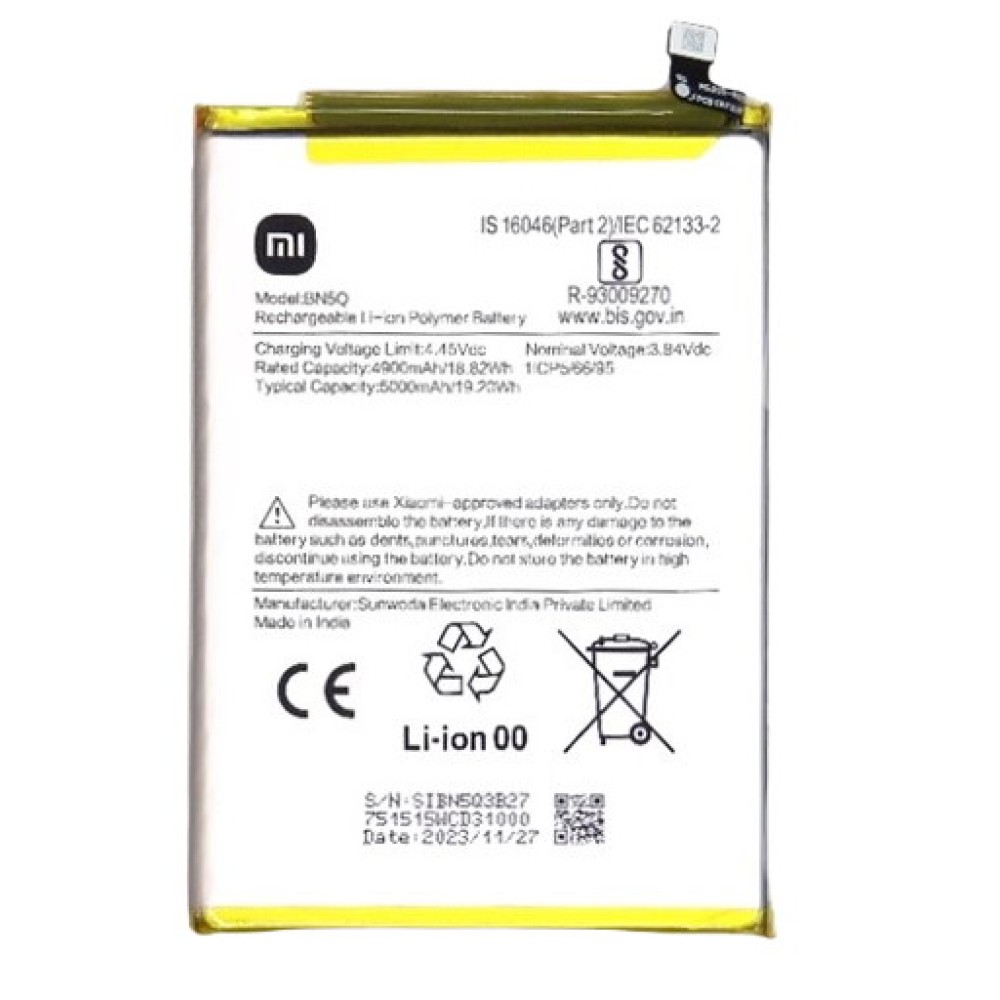 Battery For Xiaomi Redmi 13C 4G 13C 5G Poco C65 BN5Q