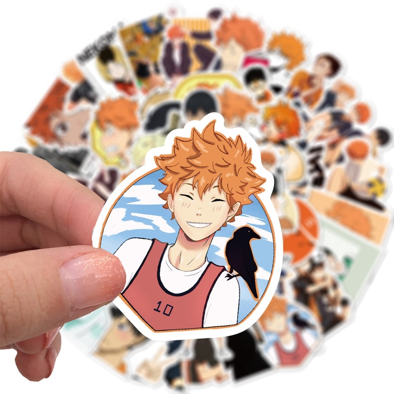 4 tyles 50pcs haikyuu stickers cartoon graffiti sticker sticker for laptop luggage skateboard phone sticker toys sticker buy online at best prices in bangladesh daraz com bd