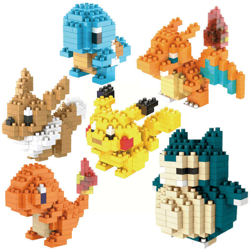 LNO small particles tiny leisure puzzle blocks plastic mon Pok Ball series 8 models 219 226. 