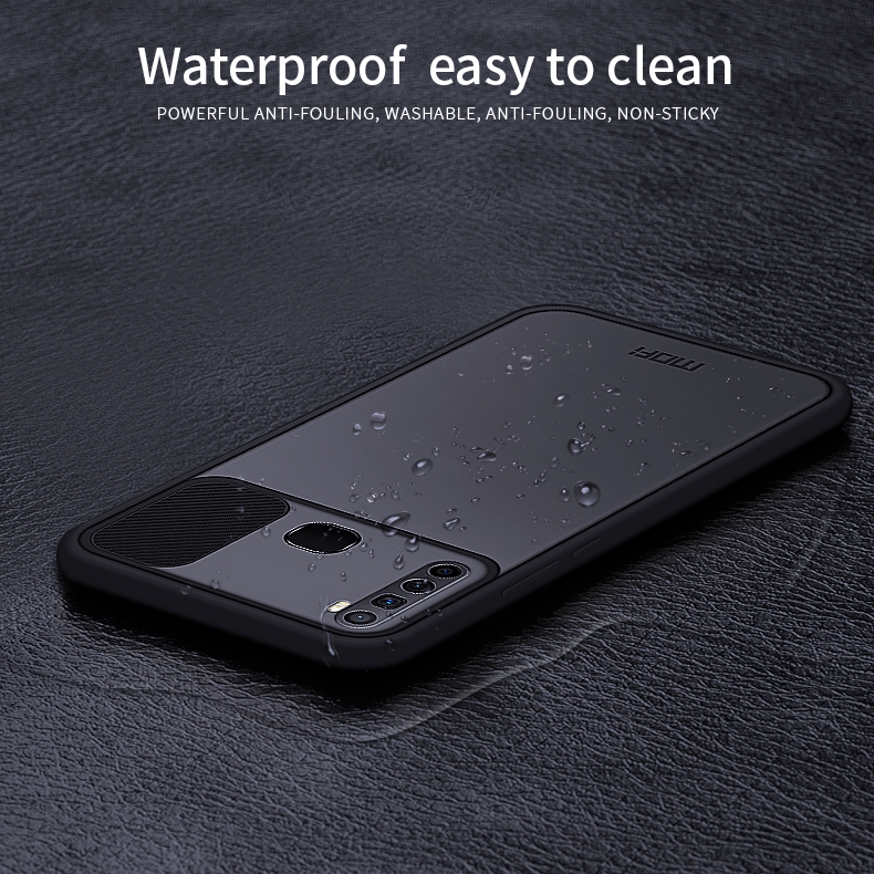 For Infinix X652 / S5 / S5 Lite MOFI Xing Dun Series Translucent Frosted PC + TPU Privacy Anti-glare Shockproof All-inclusive Protective Case(Black). 
