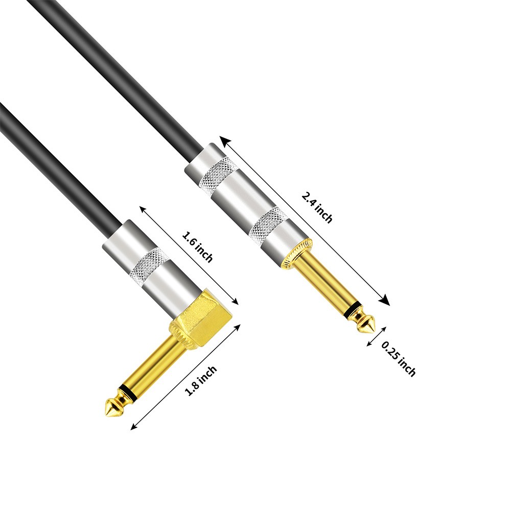 Curly Musical Instrument Audio Guitar Cable Cord - 01#. 