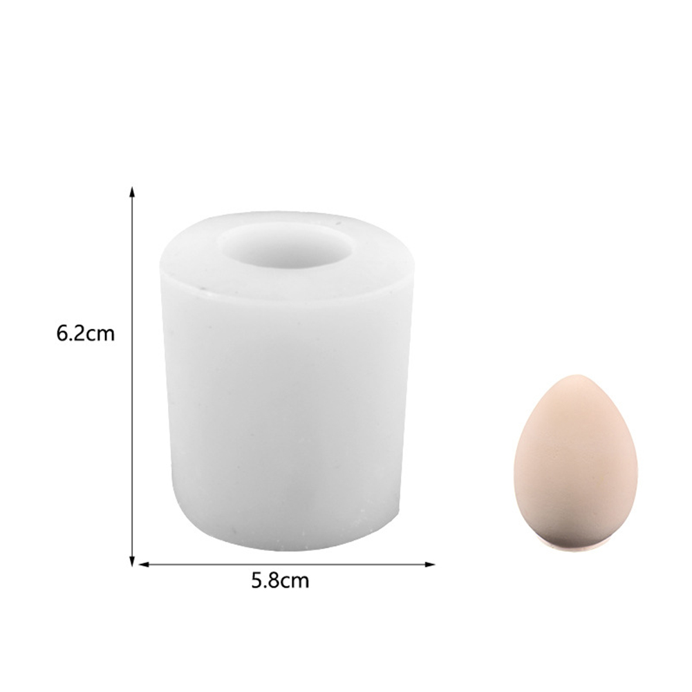 GC Reusable Easter Eggs Silicone Mold Diy 3d Simulation Egg Candle Moulds For Easter Party Decoration. 