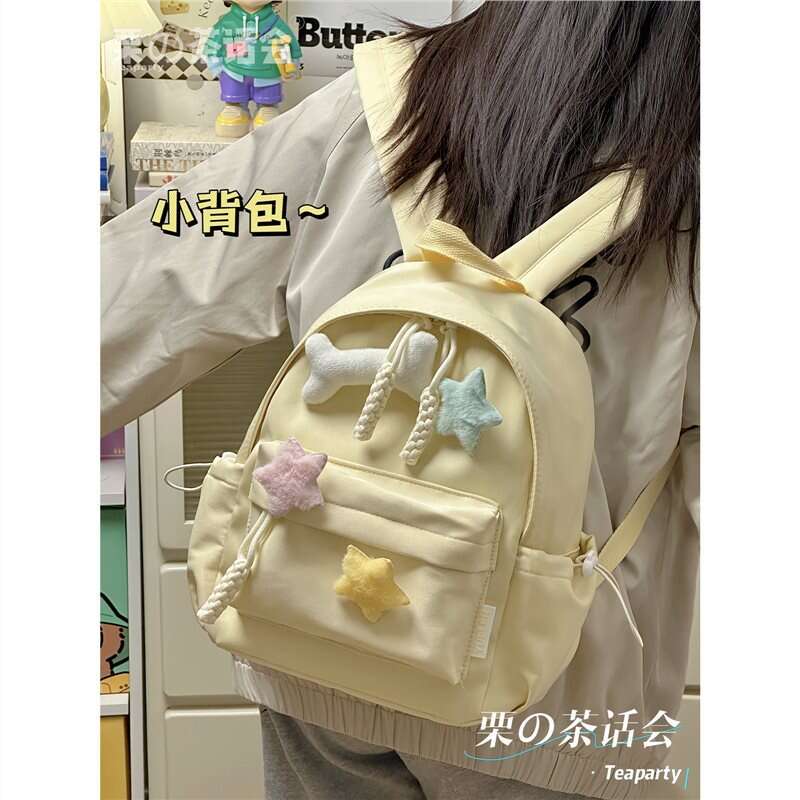 Instagram small simple and versatile, college style mini for girls, lightweight backpack