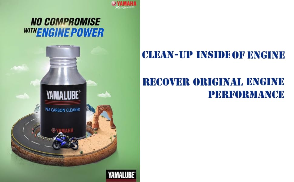Yamalube Pea Fuel System Carbon Cleaner For All Petrol Engines | Remove Carbons And Keep Engine Clean And Safe, 50 Ml. 