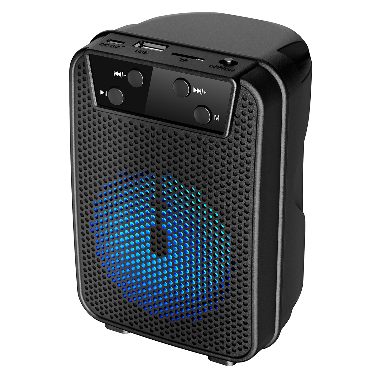 GREATNICE GTS-1345 Bluetooth/USB/TF Card Supported Speaker With FM Radio & Lightning Effects. 