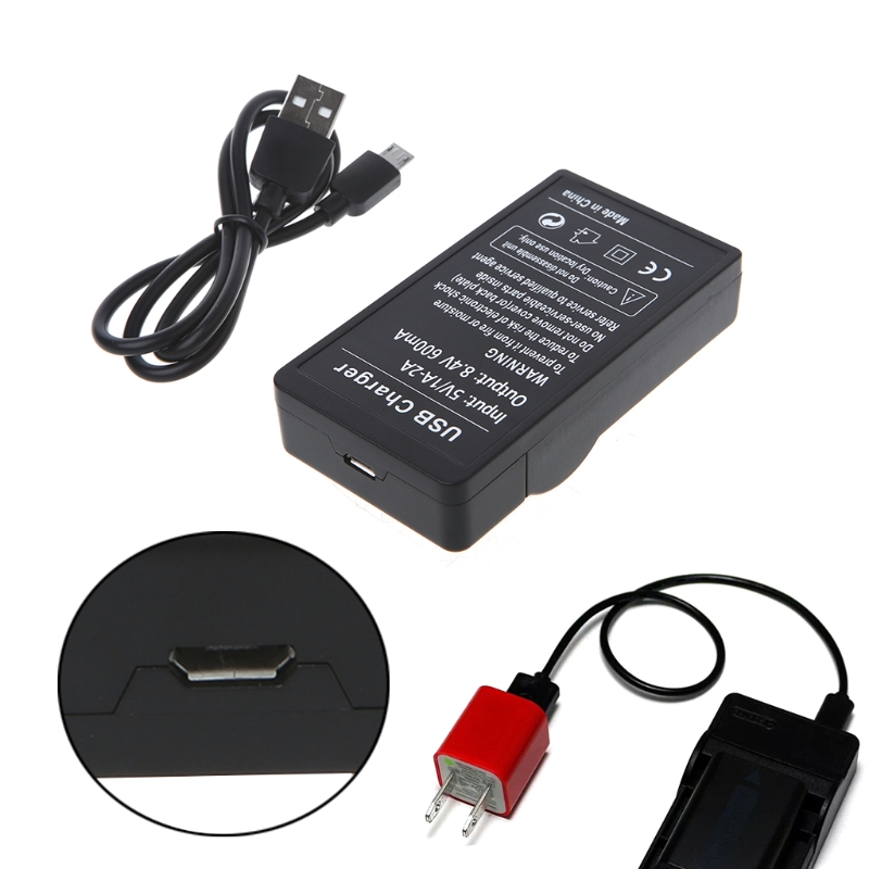Battery Charger for nikon EN-EL14 Coolpix P7000 P7100 D3100 D3200 D5100 D5200. 