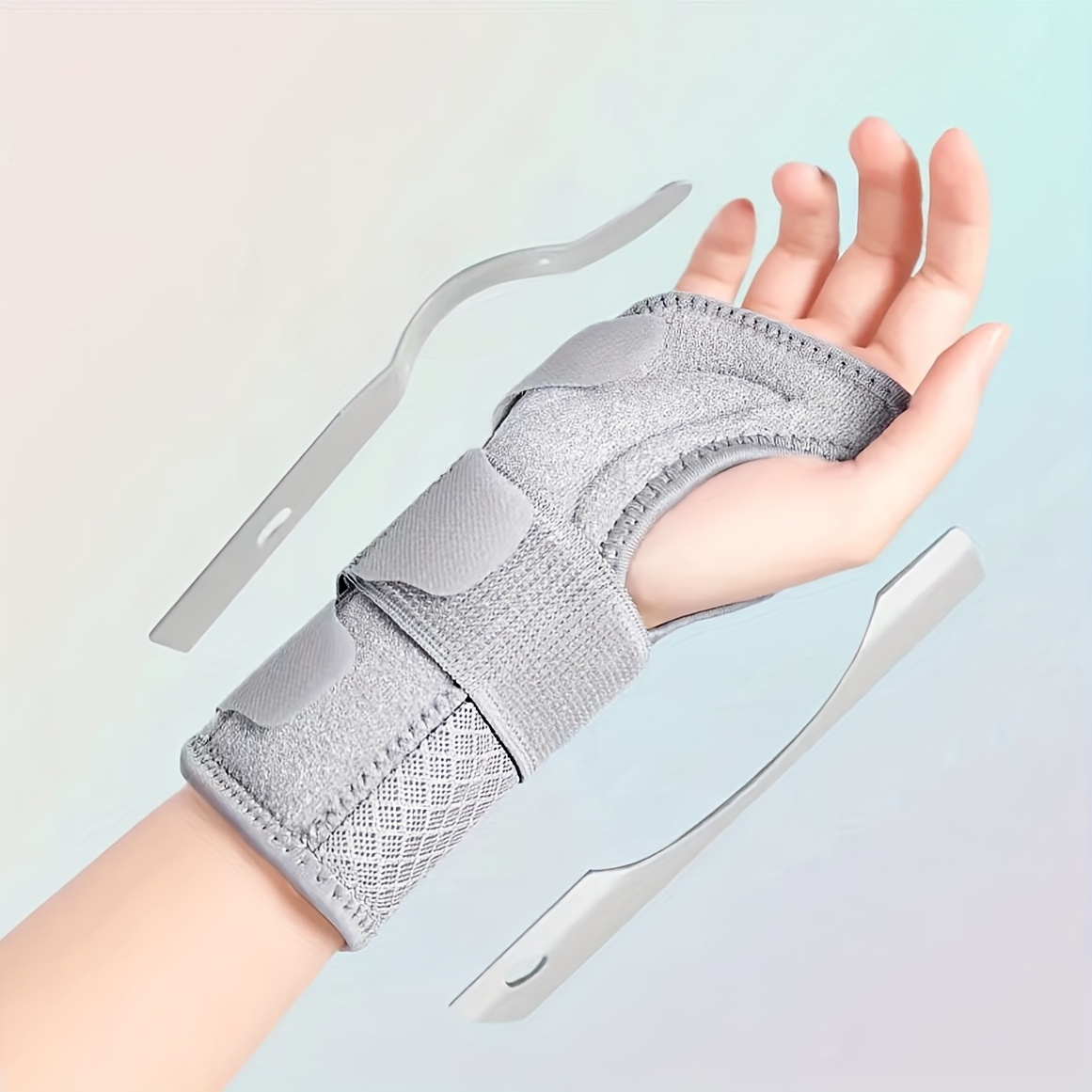 2pcs Breathable Thumb Compression Arthritis Gloves With Gel Thumb Injury Pads - Wrist Support Brace For Joint, Carpal Tunnel, Tendonitis, And Sprains. 