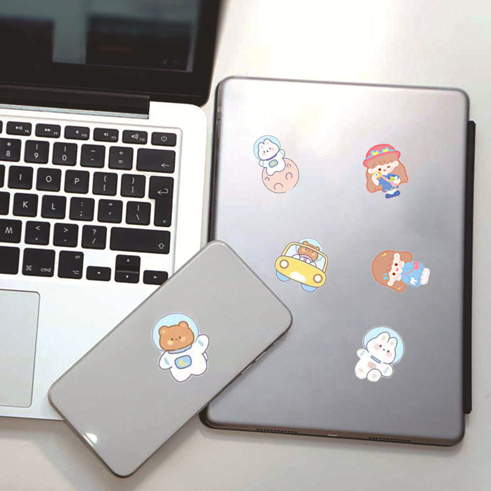 Easy to Remove Stickers 25pcs Cute Stickers Set High-definition Lovely Stickers for Girls Easy to Peel Stick Wide Application Southeast Asian Favorite Cartoon Stickers. 