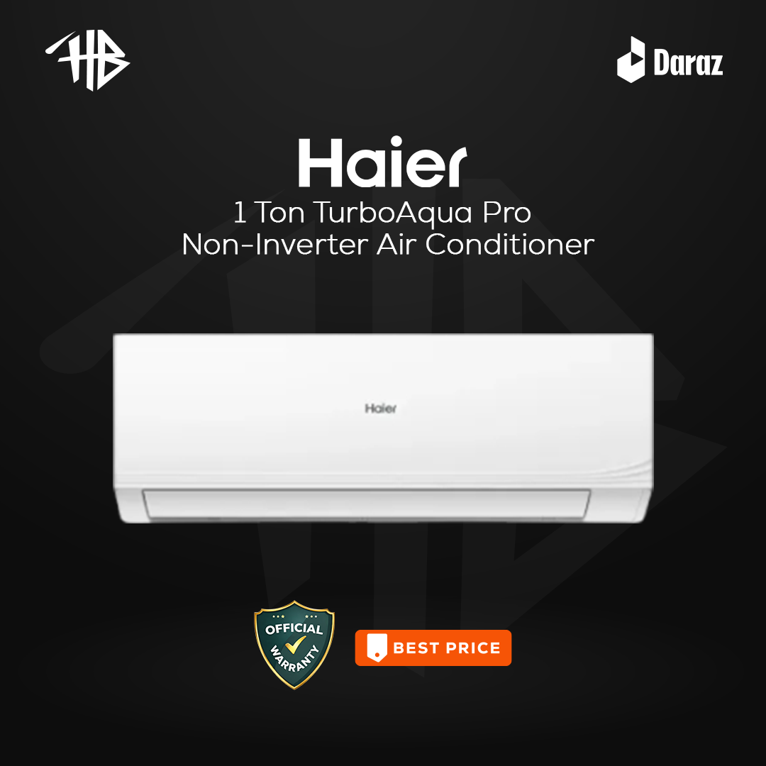 Haier 1 Ton TurboAqua Pro Non-Inverter Air Conditioner