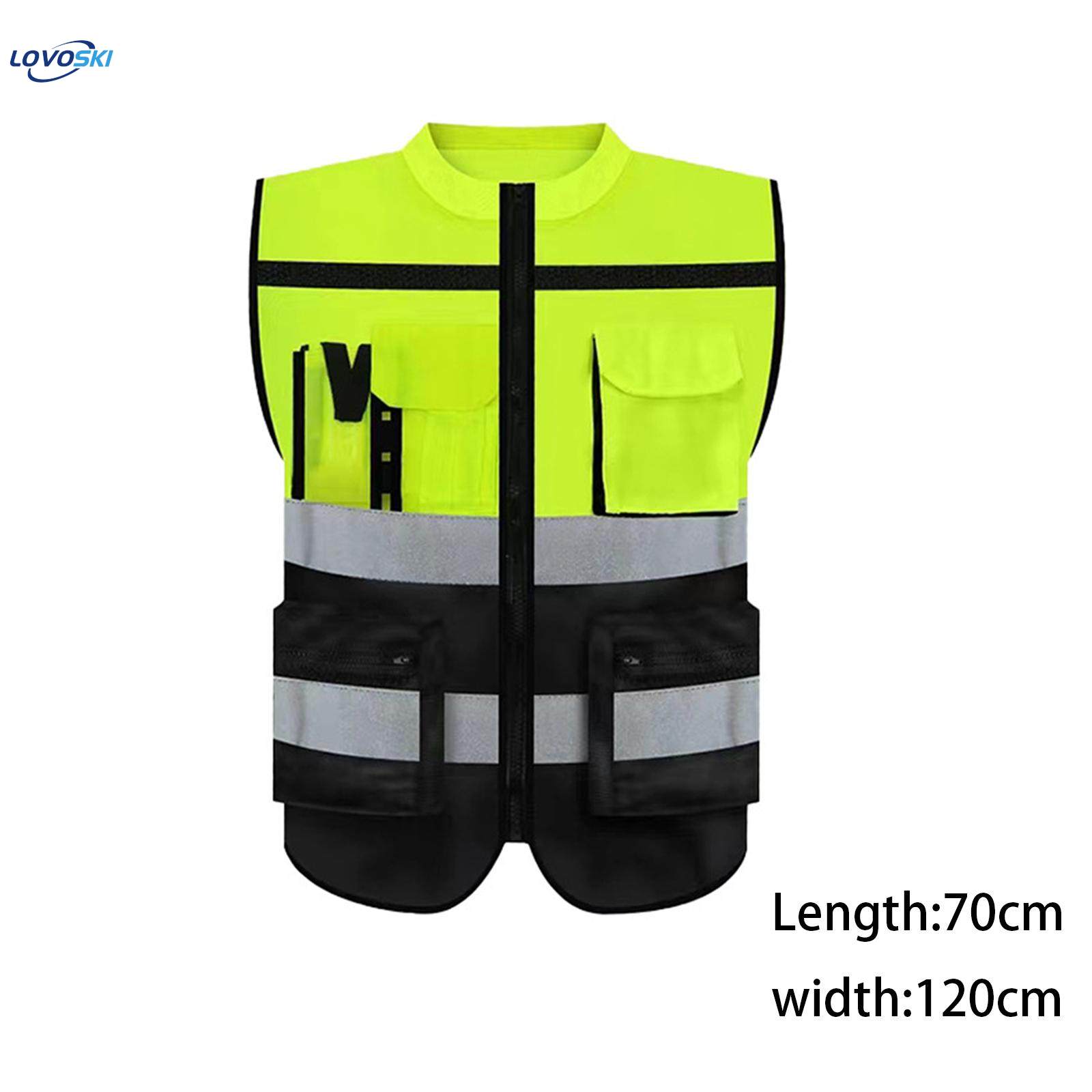 Reflective Vest Comfortable Workwear for Running Dog Walking Hiking. 