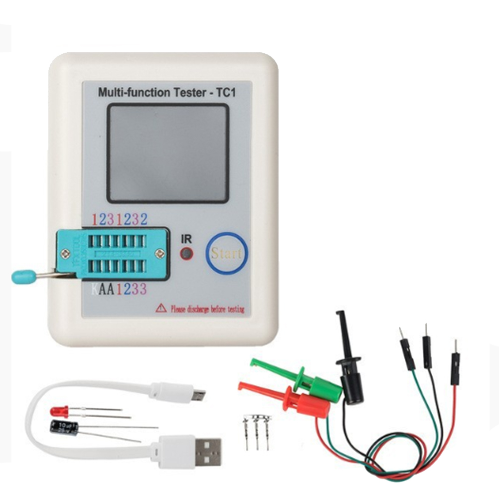 LCR-TC Multi-Meter Transistor Tester New Diode Triode Capacitor Resistor Test Meter MOSFET NPN PNP Triac MOS. 
