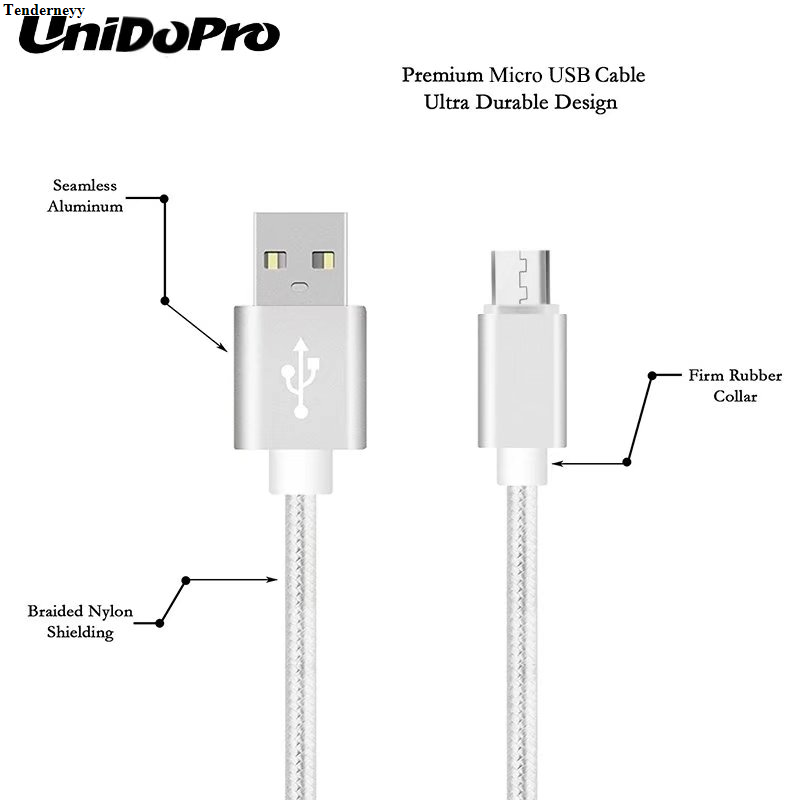 【Tenderneyy】3FT Micro USB Fast Charger for Archos Diamond Tab 2017, 101 Platinum 3G, 79b Neon, 156 Oxygen, 70c Neon Data Sync Charging Cable. 