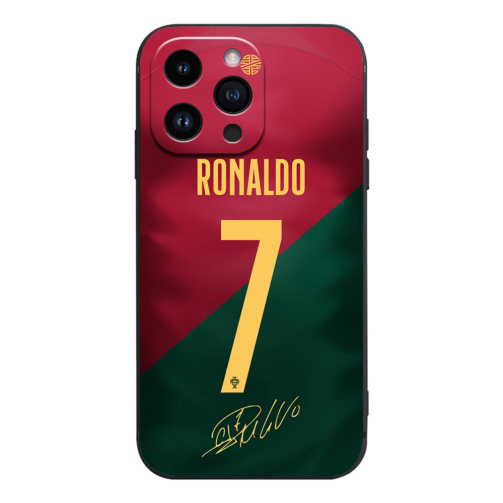 2022 WC Portagul Jersey Back Football Cover Case for iPhone 15 14 Pro Max 13 12 11 Mini X XS XR 7 8 6S Plus SE. 