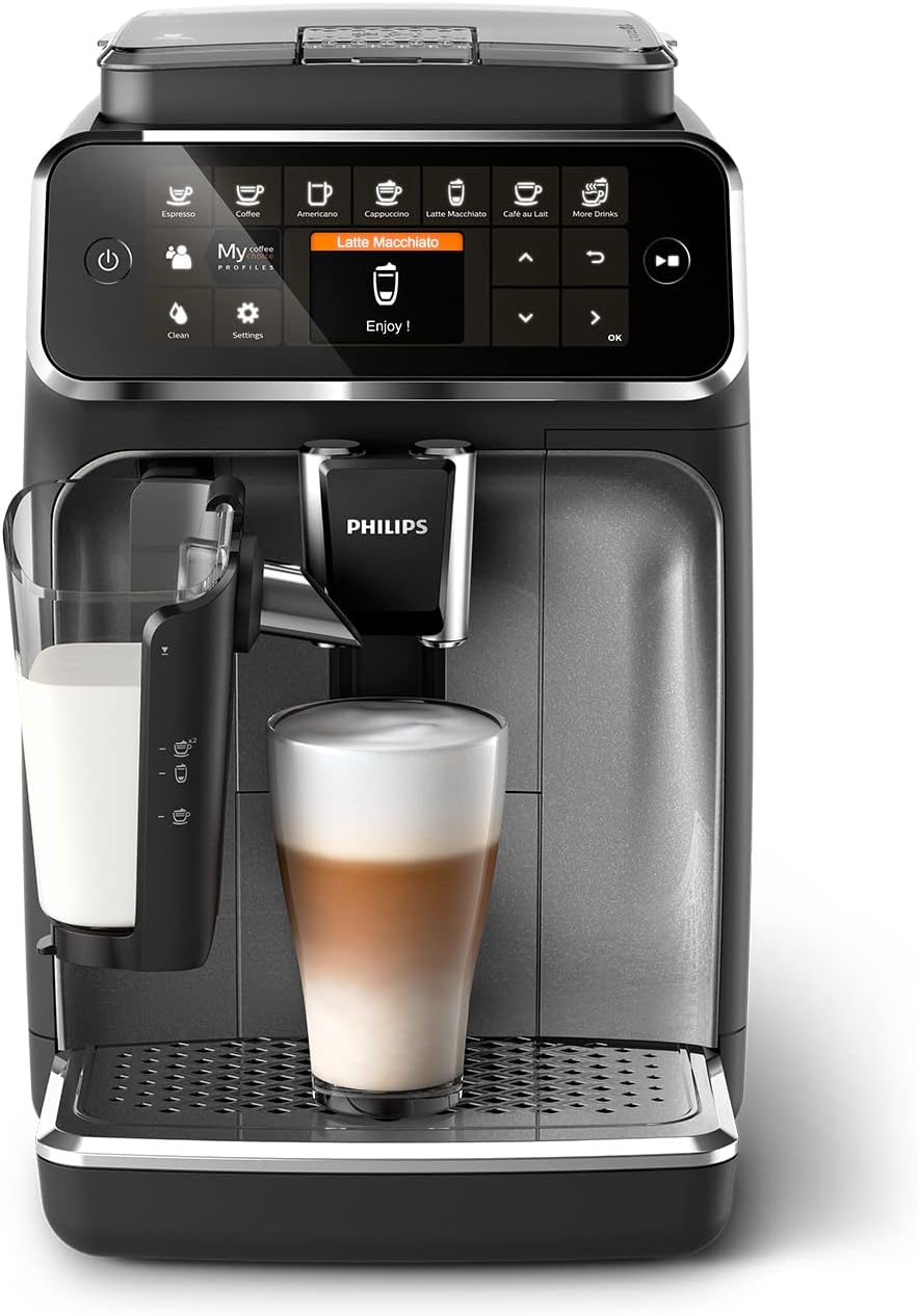 Philips EP4346/70 Series 4300 Fully Automatic 8-in-1 Espresso Coffee Machine. 