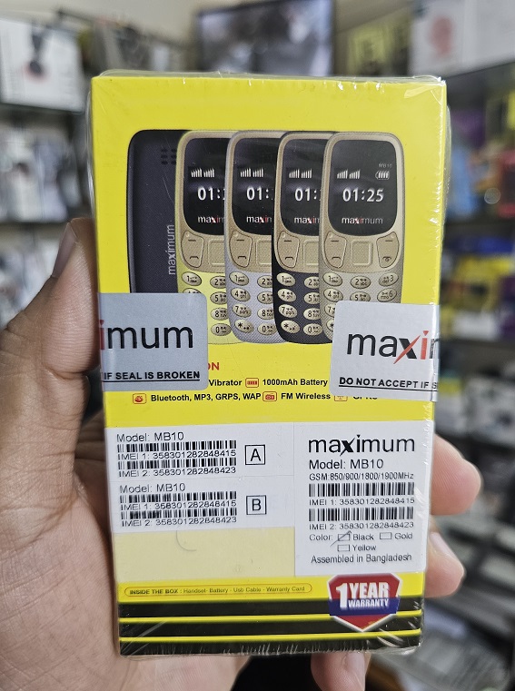 Maximum MB10 Mini Button Phone With Warranty