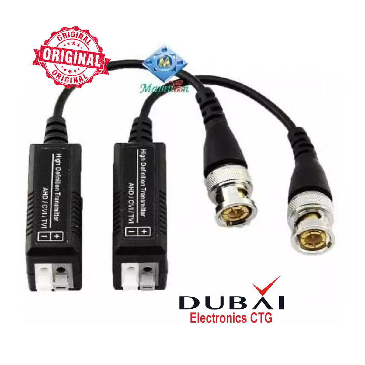 CCTV Camera UTP Video Balun, Cat 5/6, RJ59 Cable can use