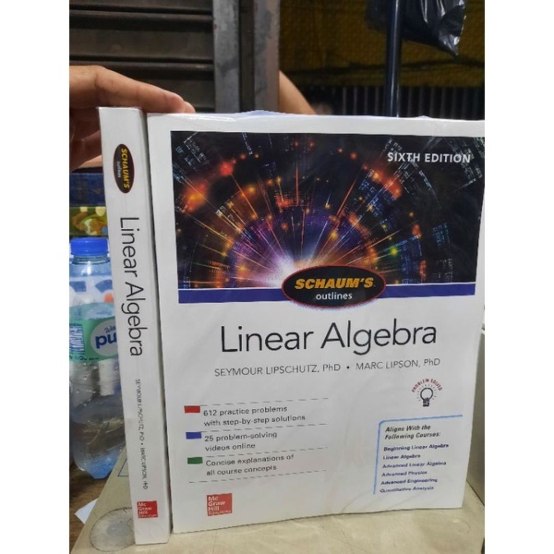 Schaum's Outline of Linear Algebra by Seymour LIPSCHUTZ ,  6th Edition. 