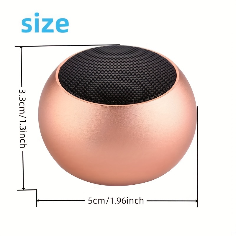 Wireless Speaker M3 Mini Bluetooth Speaker Portable Metal Music Box Subwoofer Caixa De Som Bluetooth TWS Waterproof Speaker Free. 