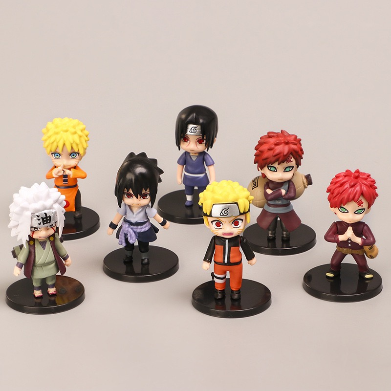 12pcs/set Naruto Anime Shippuden Hinata Sasuke Itachi Kakashi Gaara. 