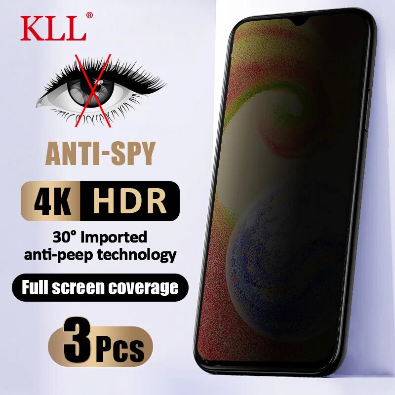 1-3pcs Anti-spy Glass for Samsung A04 A03 Core A23 A21 A22 A52S F13 F23 F22 F12 F42 M13 M31 M51 M23 M33 Privacy Screen Protector