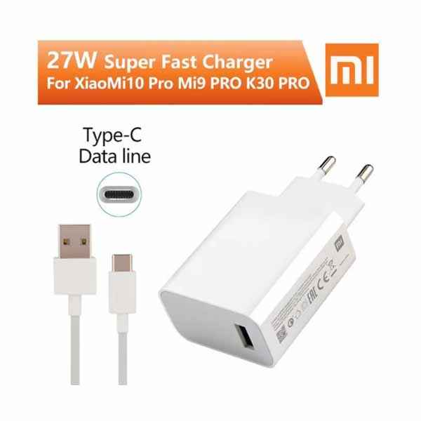 MI 27W Fast Charger Power Adapter Suit For Redmi Xiaomi Mi (Type C). 