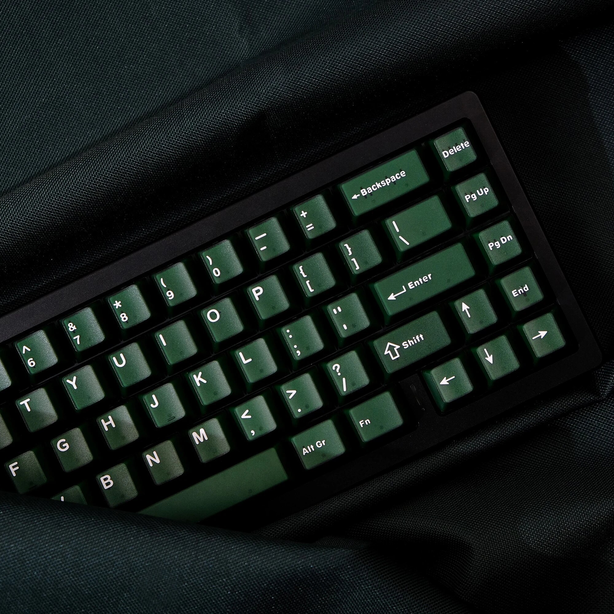 114 Keys Emerald Green Semi Transparent Keycaps Double Shot ABS Keycaps Cherry Profile for Gateron MX Switches Gamer Keyboard. 