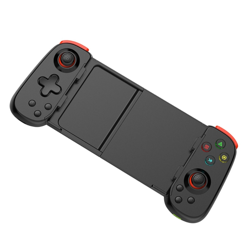 Ergonomic Gaming Controller D6DP Wireless Gamepad Stretching Handle Pad Rechargeable Accessory for Mobile Tablet Gamers. 