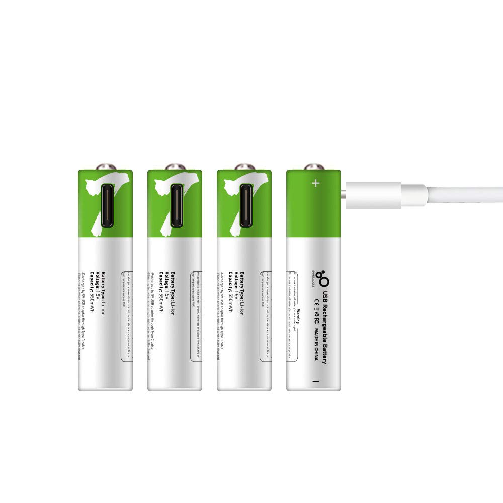 Smartoools 1.5V Type-C Rechargeable Batteries AAA