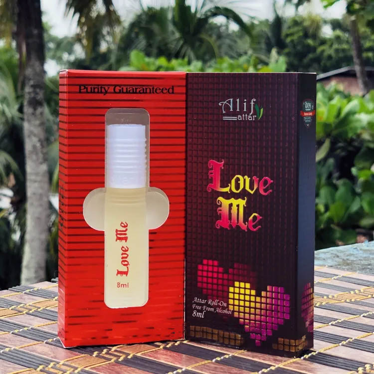 Sweet Smell of Love Me Attar Perfume by Alif - An 8ml Roll-On that Offers a High-Quality Fragrance