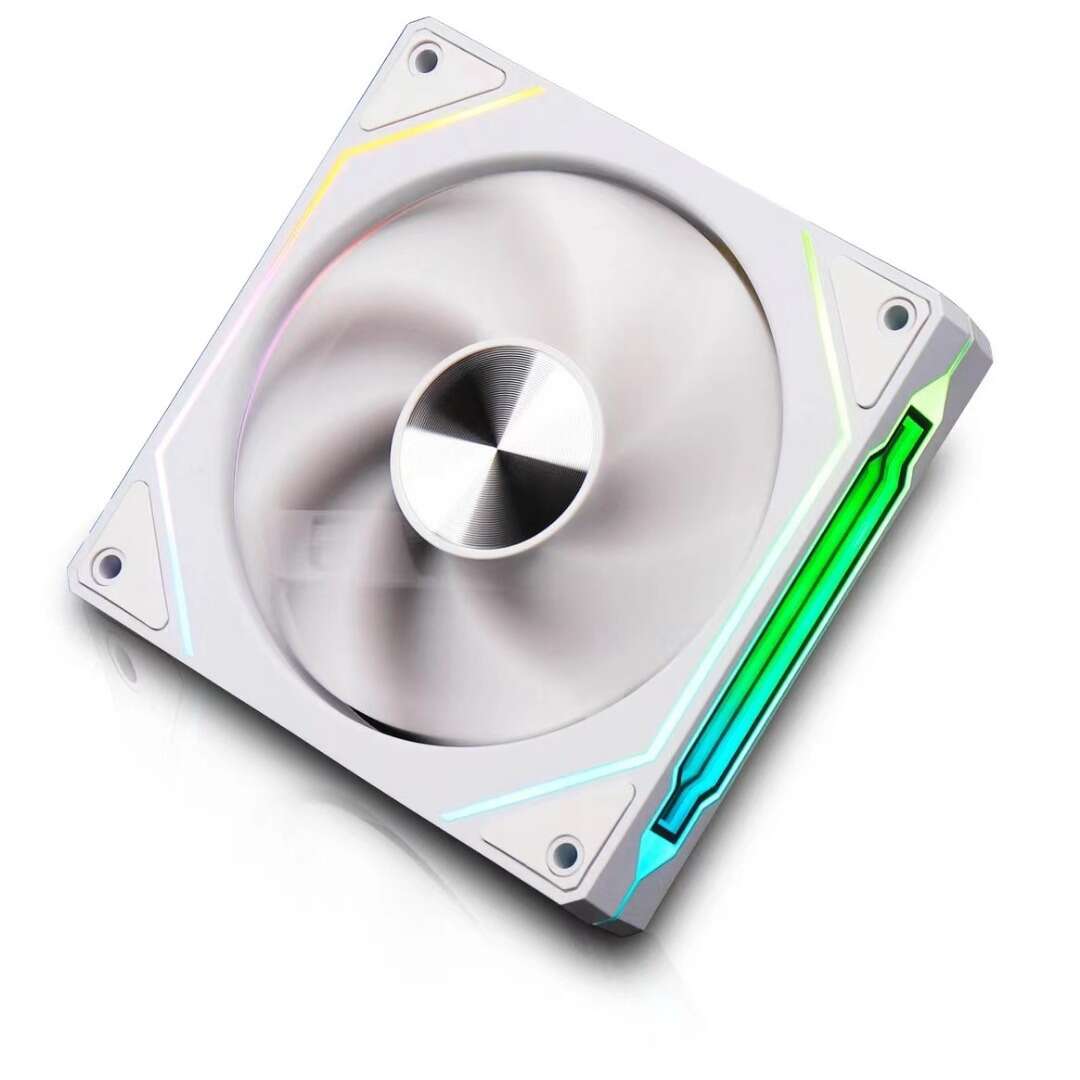 Prism 5Pro fourth generation sea view room chassis cooling fan 12CM divine light synchronous 5V three pin ARGB dazzling static. 