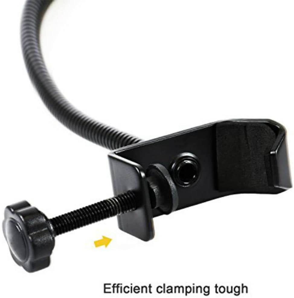 Microphone Pop Filter For Blue Yeti and Any Other Microphone Dual Layered Wind Pop Screen With Flexible 360° Gooseneck Clip Stabilizing Arm. 