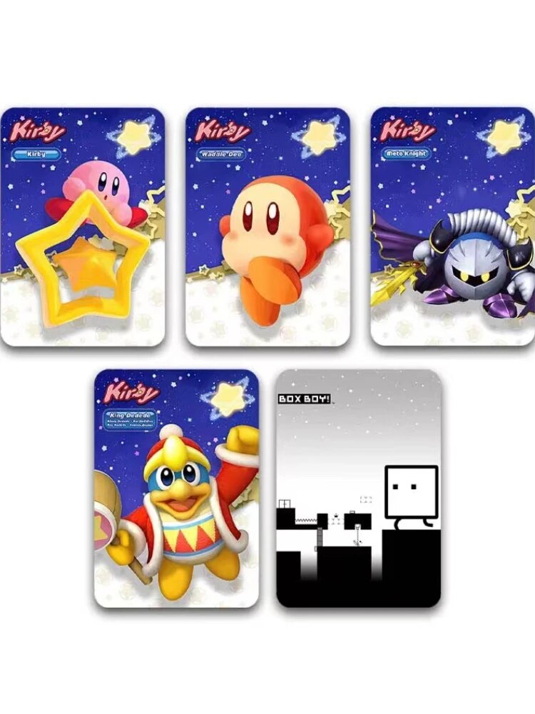 Kirby and The Forgotten Land Amiibo Qbby Linkage Card Kirby Rising Star ...