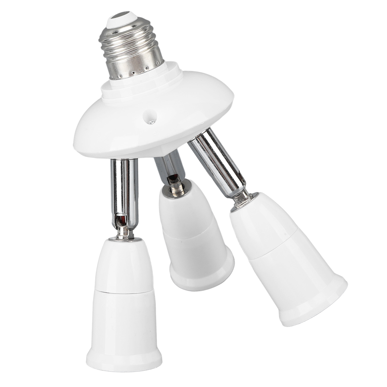 Light Socket Splitter Adapter E26 E27 Light Bulb Socket Adapter Splitter 180 Degree Bendable for Bedrooms. 