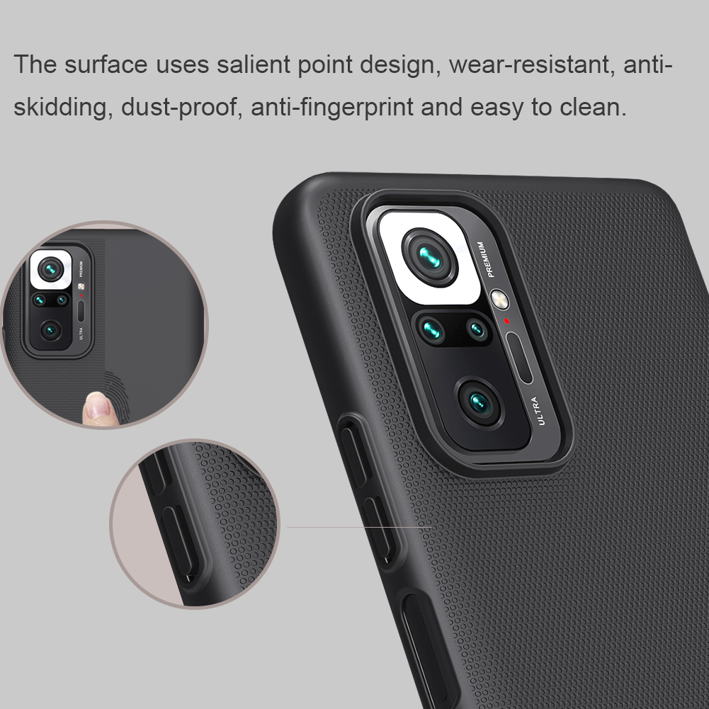Nillkin Hard Case for Xiaomi Redmi Note 10 Pro / Redmi Note 10 Pro Max Phone Cases , Super Frosted Shield PC Back Cover for Xiaomi Redmi Note 10 Pro / Redmi Note 10 Pro Max. 