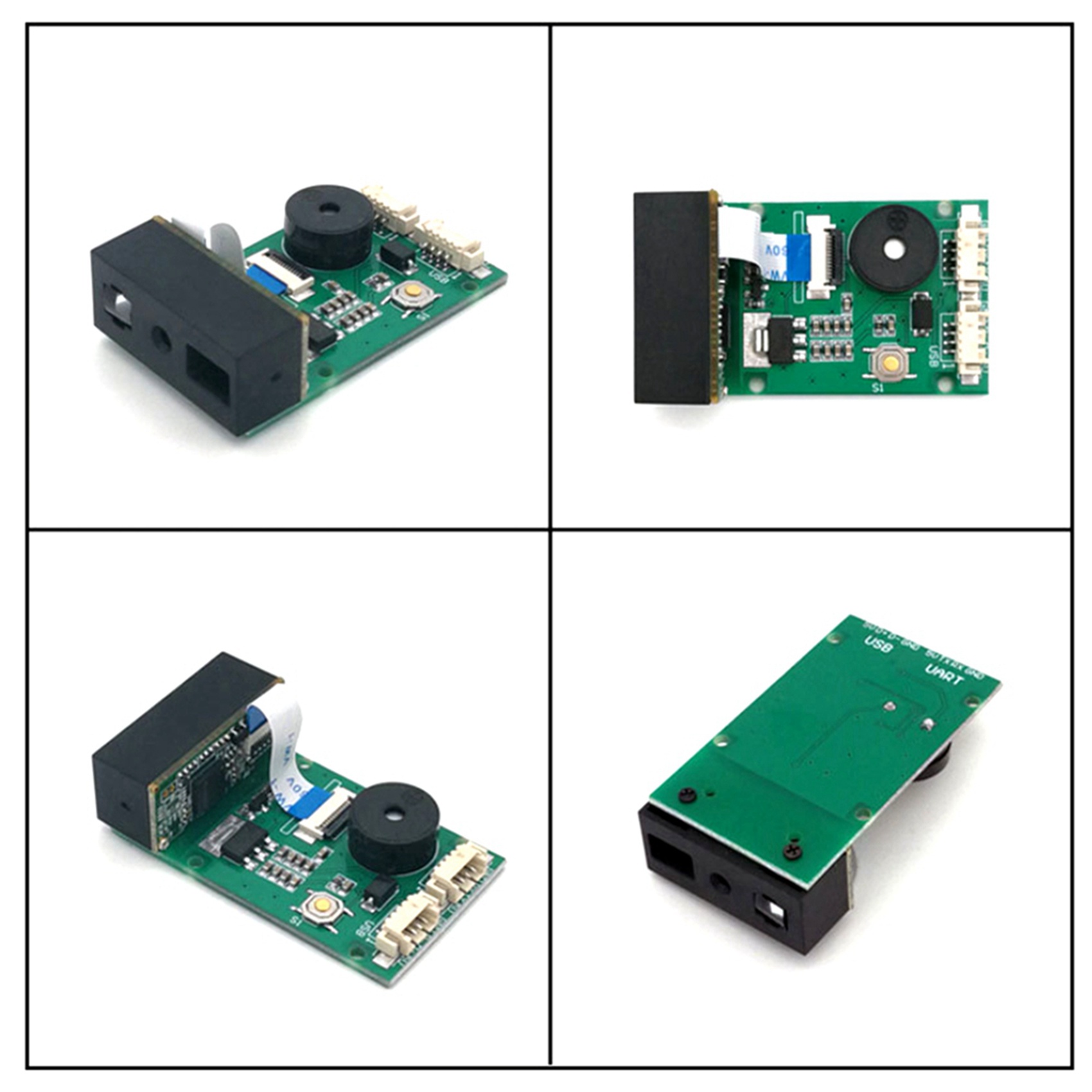 2X GM67 1D 2D USB UART Bar Code Qr Code Scanner Module Reader for Android. 