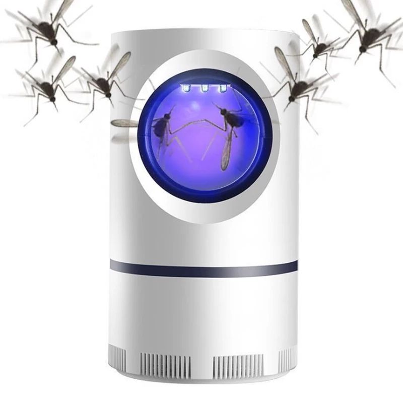 Vortex USB Mosquito Lamp Physical Silent Mosquito Killer - White