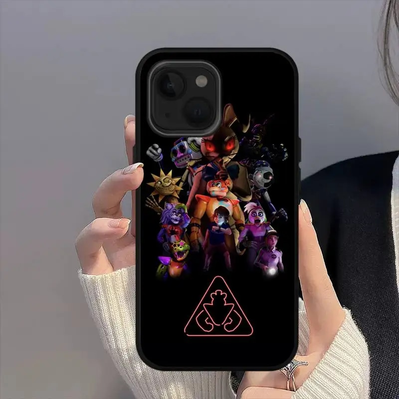 FNAF Game Security Breach Phone Case For iPhone 11 12 Mini 13 14 Pro XS Max X 8 7 Plus SE XR Shell. 