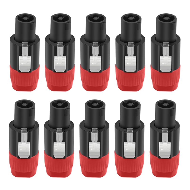 4Pin NL4FC Speaker Connector Ohm Plug Speaker Audio Cable Adapter,B