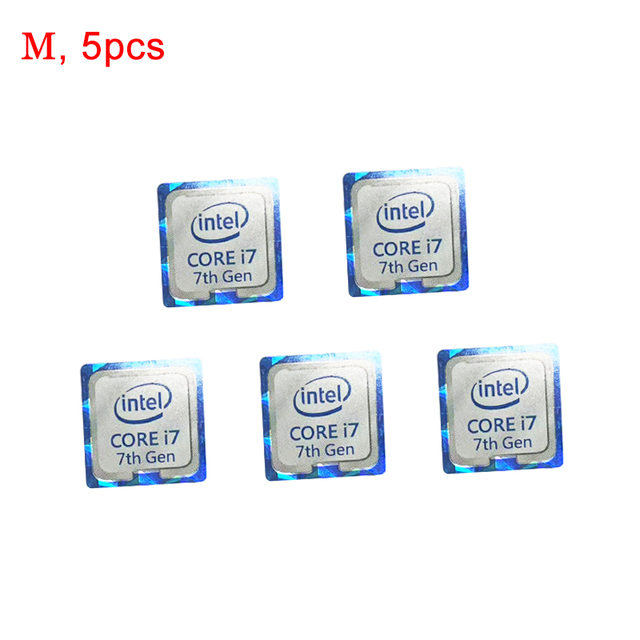 1/5pcs Label Sticker Lap Desk Cpu Xeon Pentium Processor Labe Logo ...