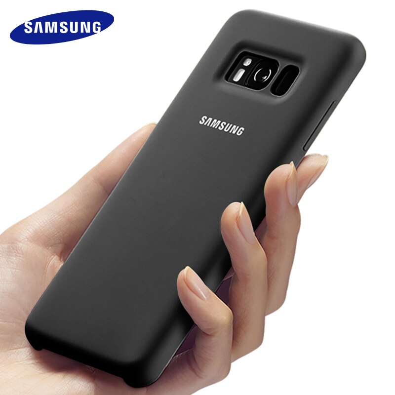 For Samsung Galaxy S8 Case, Silicone Shockproof Phone Case with [Soft Anti-Scratch Microfiber Lining]  Silicone Back Cover