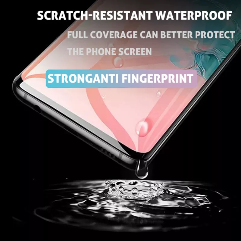 For Samsung Galaxy S21 Ultra / S21 Plus / S21 Edge to Edge Full Cover Scratch Proof HD Tempered Glass Screen Protector Full Glue. 