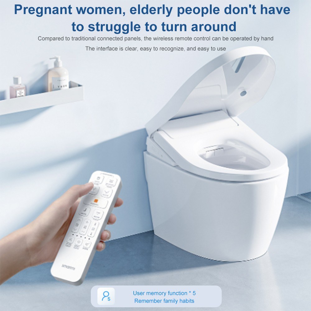 Smartmi Smart Toilet 2 Remote Control Heating and Temperature Control - white. 