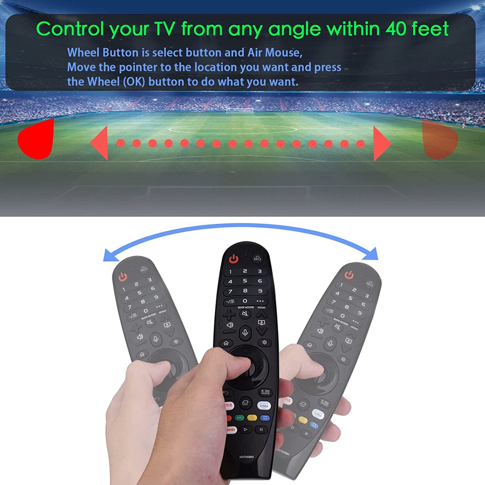 Voice Magic Replacement Remote for LG Smart TV,Tech Remote for AKB75855501,for LG LED OLED LCD 4K UHD TV. 