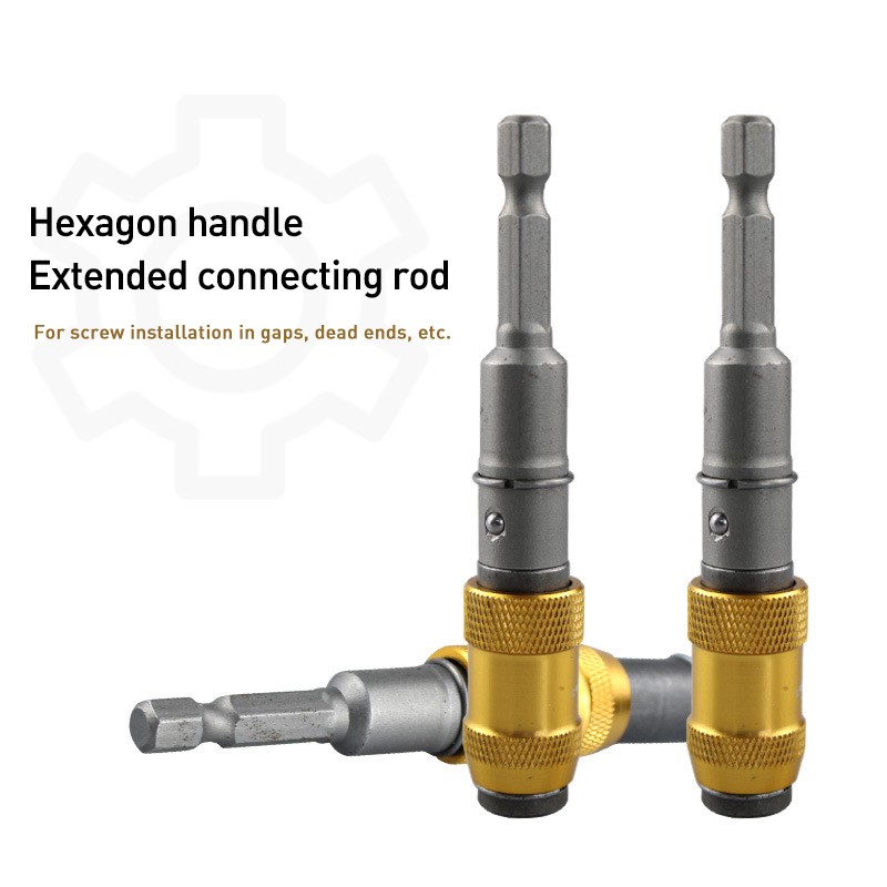 1/4'' Hex Shank Screw Bit Magnetic Screwdriver Bit Adjustable 20 Degree Extension Rod Holder Screw Driver Rod for Electric Screwdriver Drill. 