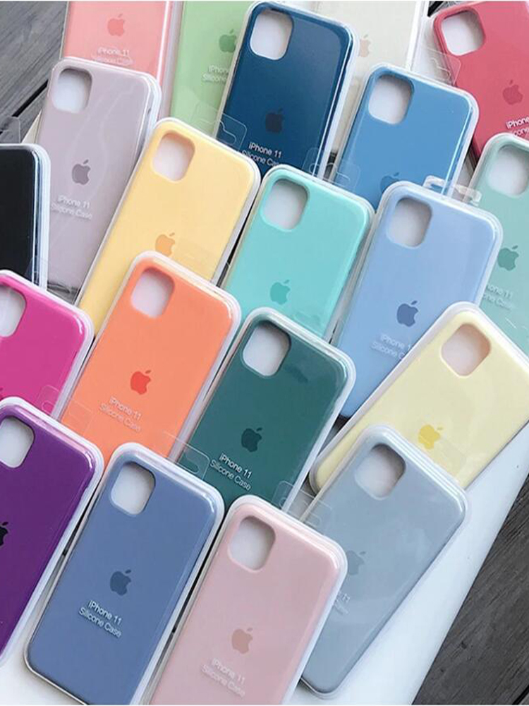 Liquid Silicone Soft Back Cover for iPhone 6 6s 6 Plus 6s Plus. 