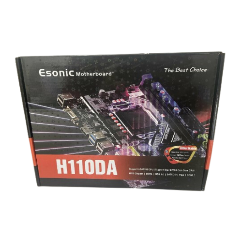 Esonic H110 6th /7th Genaration DDR4 Motherboard With HDMI, VGA port With 1 Year Replacement Warranty