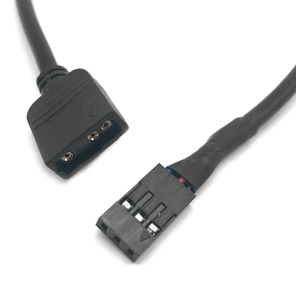 1pc 5V 3Pin VDG to 5V 3Pin ARGB SYNC Adapter Cable for Gigabyte Motherboard SYNC PC Chassis Cooling Fans Accessories. 