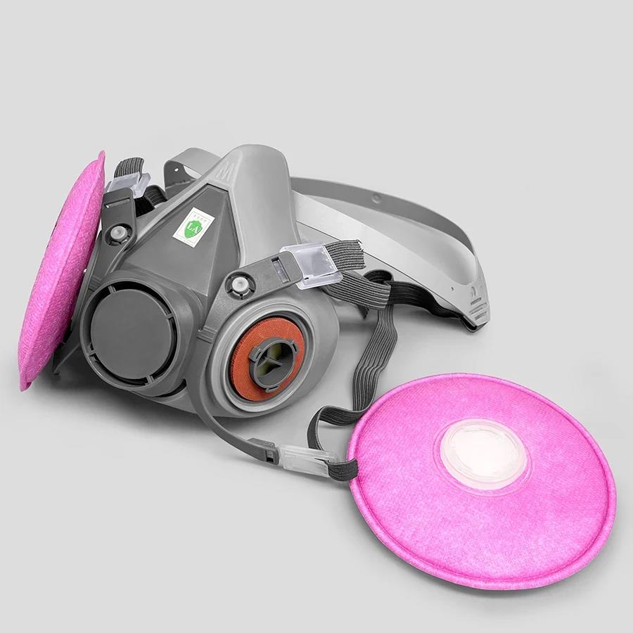 6200 Gas Mask Half-face Dustproof Respirator Combination 2091 5N11 Particle Filters Safety Work Industrial Labor Paint Spray. 