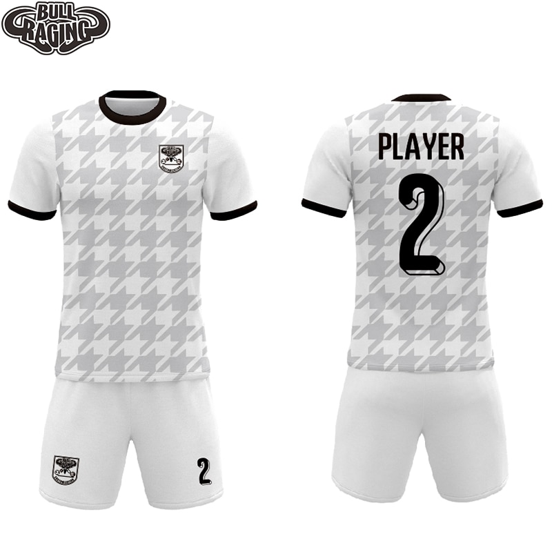 Blue Yellow Triangle Design Sublimation Printing Custom Personal Team Soccer Football Jersey Uniforms. 